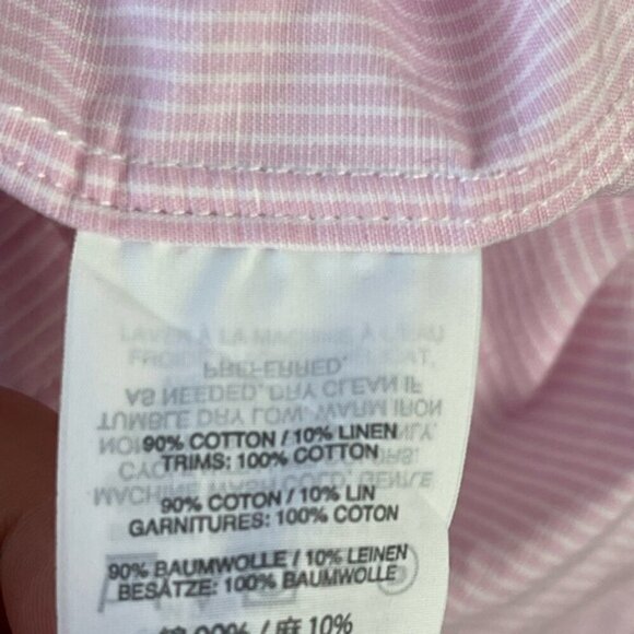 J Crew Shirt Mens L Pink Ludlow Button Up 120s 2 Ply Long Sleeve Cotton/Linen - Picture 5 of 8